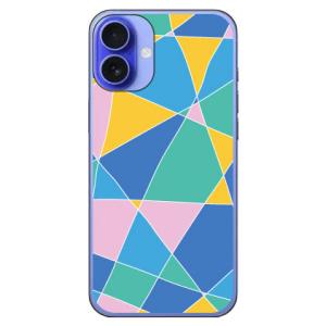 ステンドグラス ブルー (ハード ケース カバー) Coverfull iPhone 16