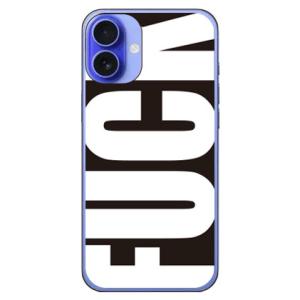 Cf LTD FUCK（ファック） 大 ブラック スマホケース (ハード ケース カバー) iPho...