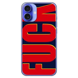 Cf LTD FUCK（ファック） 大 ネイビー スマホケース (ハード ケース カバー) iPho...