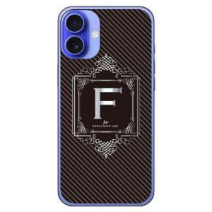 Cf LTD ラグジュアリー F シルバーグレー スマホケース (ハード ケース カバー) iPho...
