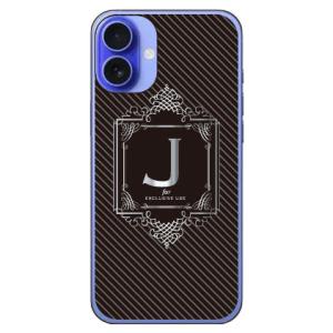 Cf LTD ラグジュアリー J シルバーグレー スマホケース (ハード ケース カバー) iPho...