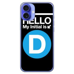 Cf LTD サブウェイD サックスブルー スマホケース (ハード ケース カバー) iPhone ...