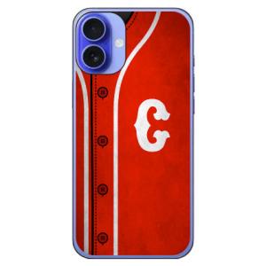 Cf LTD ベースボール レッド C スマホケース (ハード ケース カバー) iPhone 16