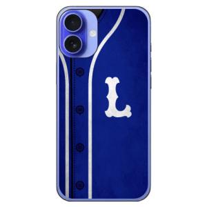 Cf LTD ベースボール ブルー L スマホケース (ハード ケース カバー) iPhone 16