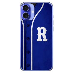 Cf LTD ベースボール ブルー R スマホケース (ハード ケース カバー) iPhone 16
