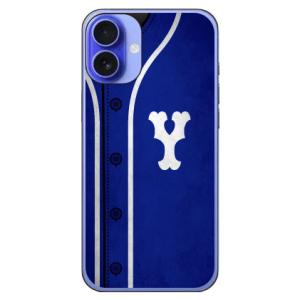 Cf LTD ベースボール ブルー Y スマホケース (ハード ケース カバー) iPhone 16
