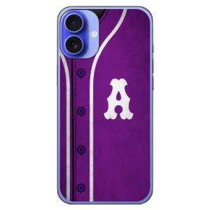 Cf LTD ベースボール パープル A スマホケース (ハード ケース カバー) iPhone 1...