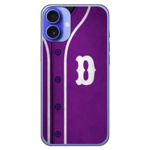 Cf LTD ベースボール パープル D スマホケース (ハード ケース カバー) iPhone 1...