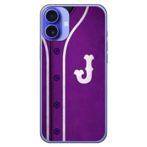 Cf LTD ベースボール パープル J スマホケース (ハード ケース カバー) iPhone 1...