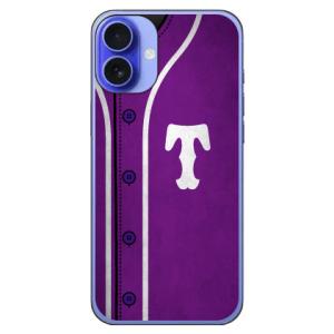 Cf LTD ベースボール パープル T スマホケース (ハード ケース カバー) iPhone 1...