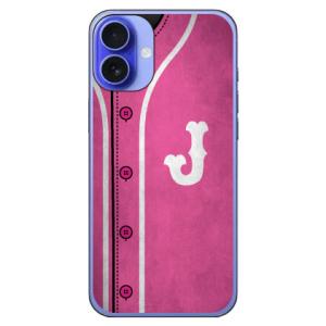 Cf LTD ベースボール ピンク J スマホケース (ハード ケース カバー) iPhone 16