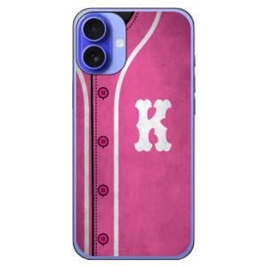 Cf LTD ベースボール ピンク K スマホケース (ハード ケース カバー) iPhone 16