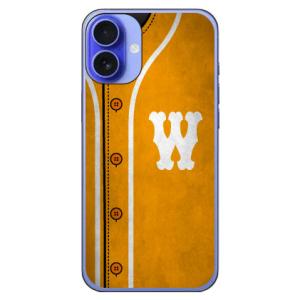 Cf LTD ベースボール イエロー W スマホケース (ハード ケース カバー) iPhone 1...