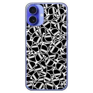 サングラス ホワイト (ハード ケース カバー) YESNO iPhone 16