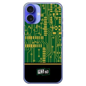 エレクトロボード グリーン (ハード ケース カバー) YESNO iPhone 16