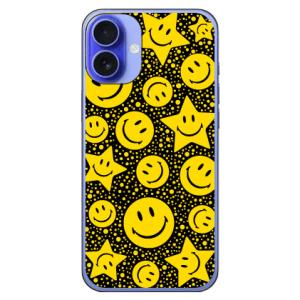 スター スマイル ブラック (ハード ケース カバー) YESNO iPhone 16