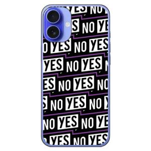 YESNOラベル パープル (ハード ケース カバー) YESNO iPhone 16