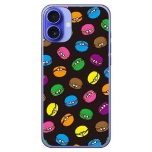 マカロンズ ブラック (ハード ケース カバー) YESNO iPhone 16