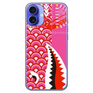 シャーク 鯉のぼり ピンク (ハード ケース カバー) YESNO iPhone 16