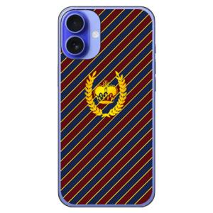 ストライプ バーガンディ×ネイビー (ハード ケース カバー) SECOND SKIN iPhone...