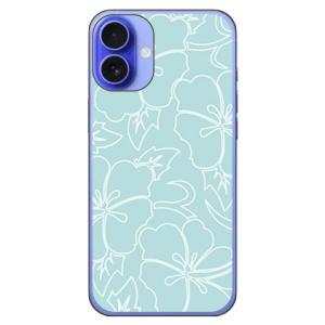 ハイビスカスライン エメラルド (ハード ケース カバー) SECOND SKIN iPhone 1...