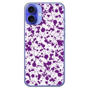 スプラット ホワイト×パープル (ハード ケース カバー) SECOND SKIN iPhone 1...