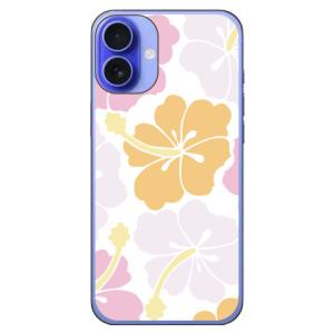 北欧ハイビスカス パステル (ハード ケース カバー) SECOND SKIN iPhone 16