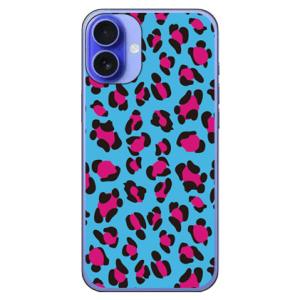 Leopard ブルー (ハード ケース カバー) SECOND SKIN iPhone 16