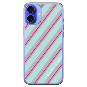 Stripe エメラルド (ハード ケース カバー) SECOND SKIN iPhone 16