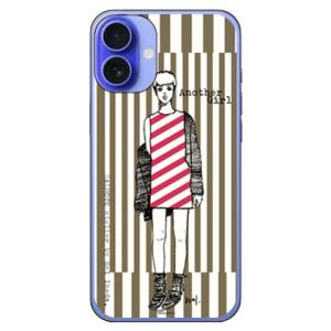 池田ハル アナザーガール・ストライプ・チャコールグレー (ハード ケース カバー) SECOND S...