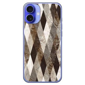 Cf LTD ダイヤ柄 Woody ブラック系 スマホケース (ハード ケース カバー) iPhon...