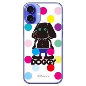 Doggy マルチカラードット (ハード ケース カバー) SECOND SKIN iPhone 1...