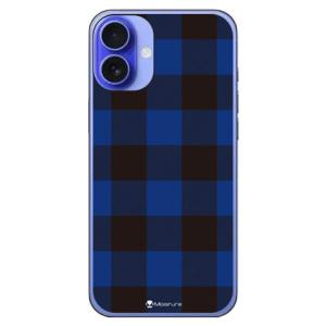 Buffalo check ブルー (ハード ケース カバー) SECOND SKIN iPhone...