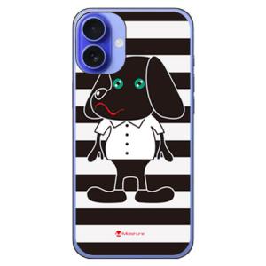 Doggy Stripe ブラック (ハード ケース カバー) SECOND SKIN iPhone...