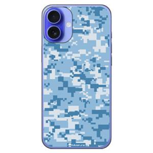 DIGITAL camouflage ブルー (ハード ケース カバー) SECOND SKIN i...