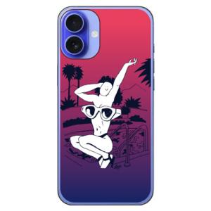 Face Swimming Girl (ハード ケース カバー) SECOND SKIN iPhon...