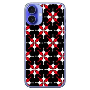 SUN ブラック×レッド (ハード ケース カバー) SECOND SKIN iPhone 16