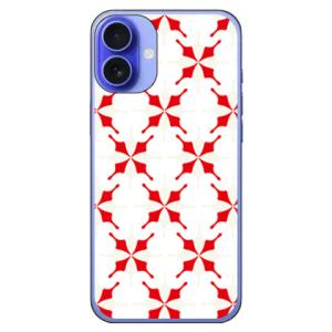 SUN ホワイト×レッド (ハード ケース カバー) SECOND SKIN iPhone 16