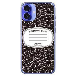 ノートブック ブラック (ハード ケース カバー) SECOND SKIN iPhone 16