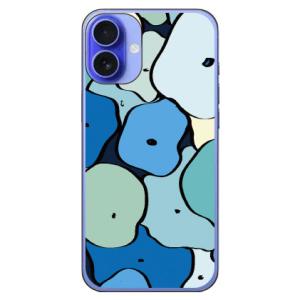 ブルー セル トライアングル1 (ハード ケース カバー) Coverfull iPhone 16