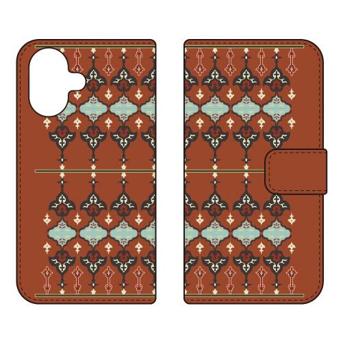 手帳型スマホケース ペルシャ ブラウン (受注生産)  SECOND SKIN iPhone 17