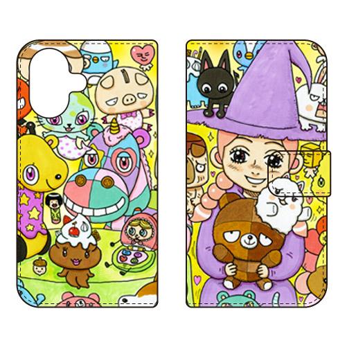 手帳型スマホケース イラストレーター326 手帳 世界一ブサイクなヌイグルミ (受注生産)  SEC...