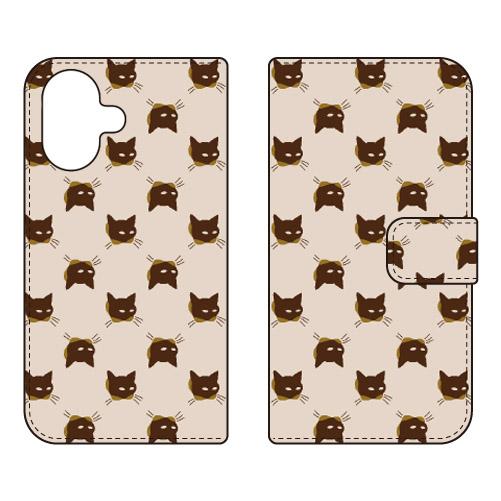 手帳型スマホケース SINDEE Cat-World （ベージュ） (受注生産)  SECOND S...