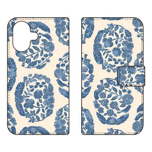 手帳型スマホケース SINDEE Dream Circle （ホワイト） (受注生産)  SECON...