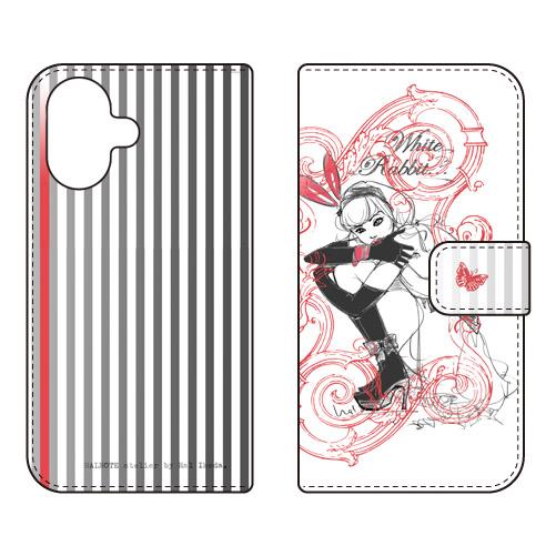 手帳型スマホケース 池田ハルWhite Rabbit (受注生産)  SECOND SKIN iPh...