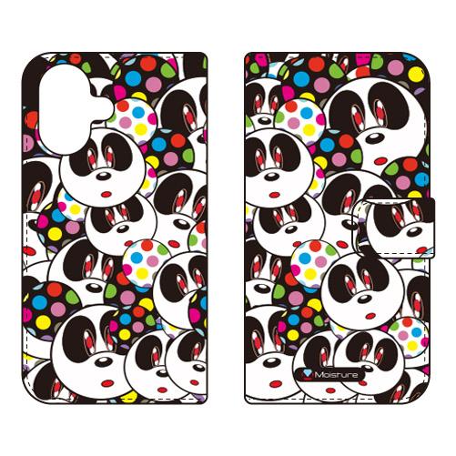 手帳型スマホケース Moisture Panda Face (受注生産)  SECOND SKIN ...