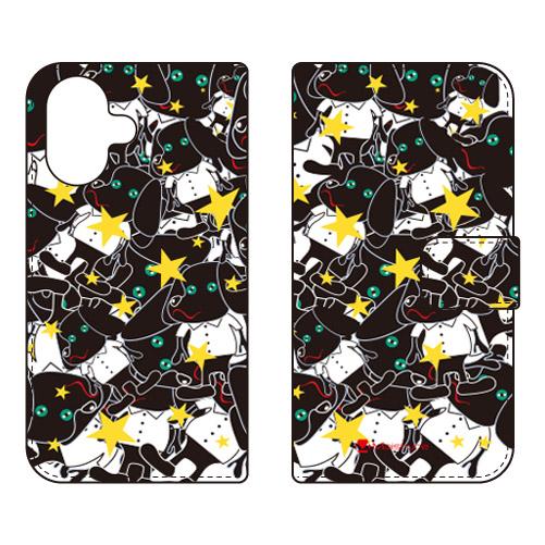 手帳型スマホケース Moisture Doggy Star (受注生産)  SECOND SKIN ...