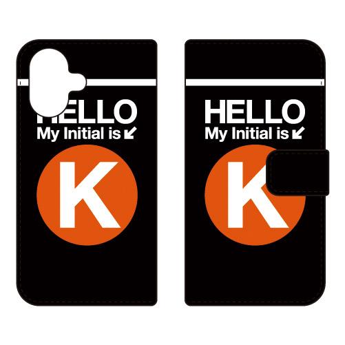 手帳型スマホケース サブウェイ K （オレンジ） (受注生産)  Cf LTD iPhone 17