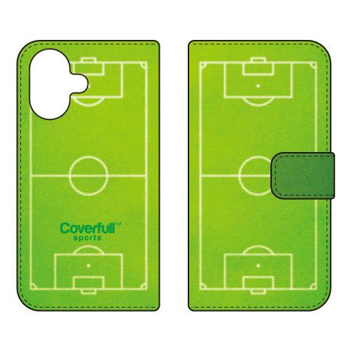 手帳型スマホケース サッカー グリーン (受注生産)  Cf LTD iPhone 17