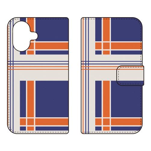 手帳型スマホケース パターン-15 (受注生産)  Cf LTD iPhone 17
